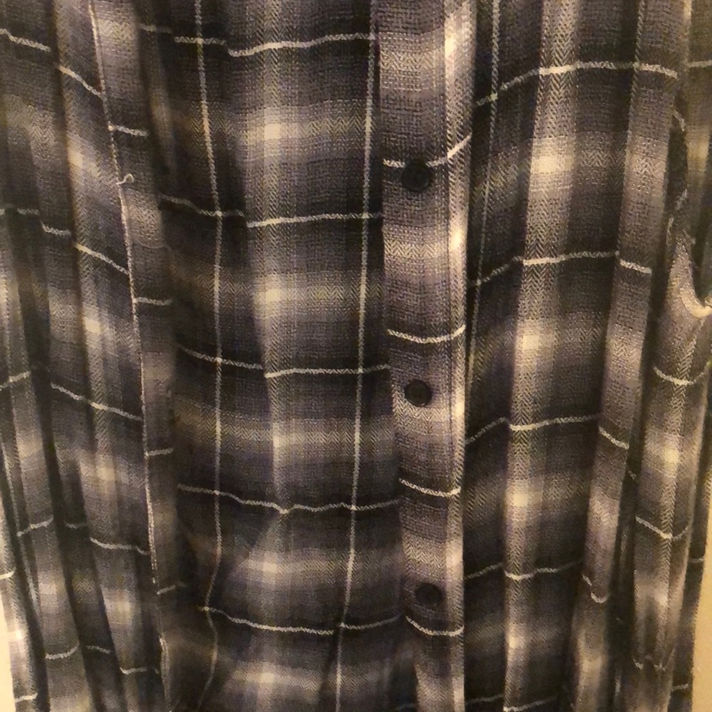long plaid button down - Picture 2 of 4